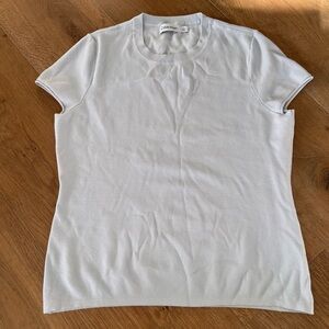 Calvin Klein Soft Pastel Blue Pullover Knit Sweater - Size L